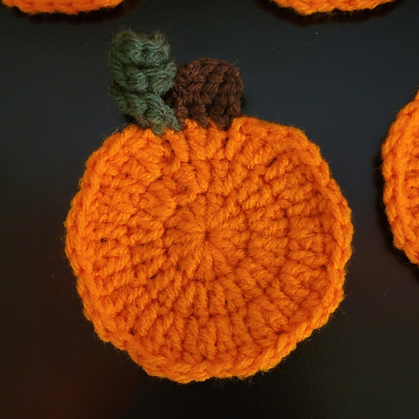 Pumpkin Coasters