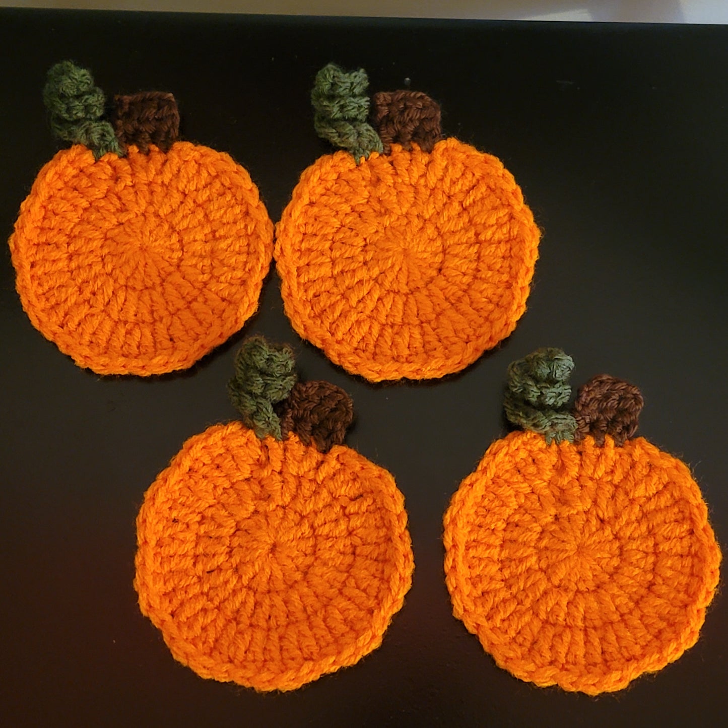 Pumpkin Coasters